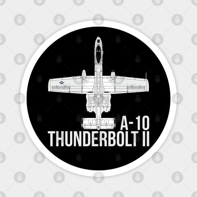 A-10 Thunderbolt II Magnet by FAawRay